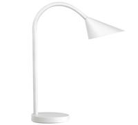 Lampe de bureau Led intégrée Olson - Unilux - 7,4 W - Bras flexible - blanc