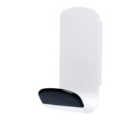 UNILUX Lot de 3 Patères magnétique STEELY Capacité 12 Kg Blanc