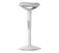 Unilux Tabouret ergonomique Ergo Boost à effet de bascule - Gris Blanc