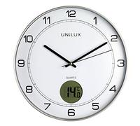 Pendule Unilux Tempus gris métal