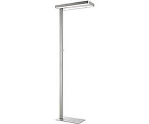 Unilux© - Unilux Lixus Lampadaire LED 50W 5000 Lumens Éclairage direct et indirect et Variation d'intensité Lumineuse rotatif sur le mât 195 x 45 cm Gris métal G