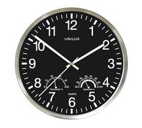 Pendule Unilux Wetty gris métal