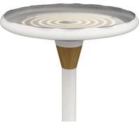 Unilux Lampadaire BALY BAMBOO à LED 5300 lm dimmable prise Europe blanc-bambou
