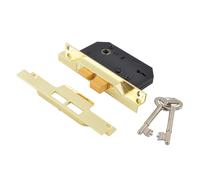 Union 2242 2 Verrou Mortaise Rebattu Électro Laiton 65,5 Mm 2,5 Po Visi Unn