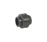 Union 3 pièces Femelle/femelle en PVC avec O-ring en EPDM à coller - 50mm