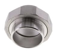 Union Connecteur droit 60.3mm Extrémité à souder Acier inoxydable Joint plat PTFE 16bar (224.8psi)