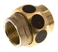 Union Connecteur Droit Rp1 1/4'' Femelle Laiton Joint Plat Centellen 16bar (224.8psi)