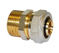 Boutté 3177797 MCM1615 Raccord laiton mâle 15 x 21 pour tube multicouche ø 16