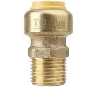 Union mâle - Toutub - 12x17 (3/8") - D12 - laiton