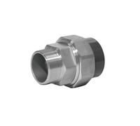 Union PVC pression fer-pvc droit M/visser F/coller 33x42 40 fonte galvavec pvc