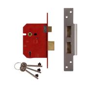 UNION - Serrure mortaise 5 leviers BS 2234E finition chrome satiné