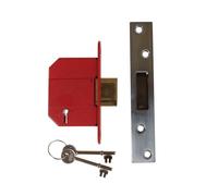 UNION - StrongBOLT 2100S BS Verrouillage Mortaise 5 Levier 81mm Satin Chrome