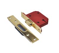 Union StrongBOLT 2103S 3 Verrou Mortaise À 3 Leviers Laiton Poli 68Mm 2.5In Visi