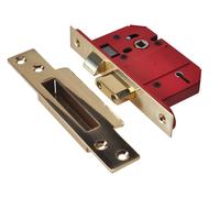 UNION Strongbolt 2200S BS 5 Levier Mortaise Sashlock Satin Laiton 68mm Boite