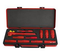 'Unior 190 vde6p11l Assortiment de douilles 1/2, modèle long, isolée en métal et laser - 10-24/11