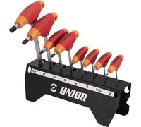 Unior 193HX-US.1 T-Griff Innensechskantschlüssel-Set, HX2-HX10/8