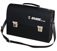 UNIOR 601939 - Maletín de cuero artificial vacio 420x140x320 mm serie 909