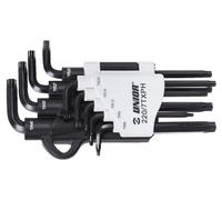 UNIOR 613089 - Juego de 8 llaves allen con perfil TX inviolable en colgador de plástico de TX 9 a TX 40 serie 220/7TX PH
