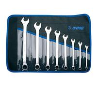 UNIOR 615475 - Juego de 8 llaves combinadas largas en bolsa enrollable de 8 a 22 mm serie 120/1CT