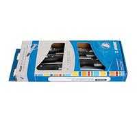 UNIOR 617028 - Juego de 5 destornilladores Phillips CR en caja de cartón de PH 0 a PH 4 serie 608CS5CR
