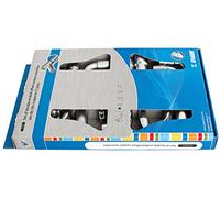 UNIOR 620584 - Juego de 11 llaves de pipa abiertas boca estrella en caja de cartón de 8 a 24 mm serie 177CS11