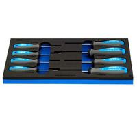 UNIOR 621561 - Juego de 8 destornilladores TX, Phillips y Pozidrive TBI en bandeja SOS serie 964/9DSOS