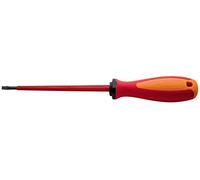 Unior 9616437 Tournevis électrique isolé VDE-TBI 0,5 x 3,0 mm Rouge