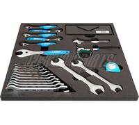 Unior SET2-2600D-US Jeu d'outils, 21 pièces, module SOS large, 562x570mm, red