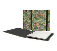 Unipapel - Classeur écologique A5 avec recharge 90 feuilles recy s 90 g, quadrillage 5 x 5, bandes de couleur, Uninature Design Amazonas, FSC Recycled 100%, Carpebook