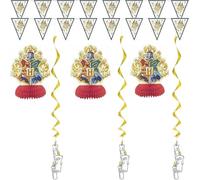 Unique 23569 - Kit de Décoration de Fête à Thème Harry Potter - Lot de 7