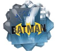 Serviettes en papier Batman 16 pièces multicolores 25 x 25 cm