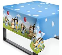 Unique Bluey Nappe rectangulaire en plastique 137,2 x 213,4 cm