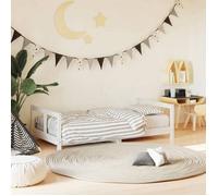 UNIQUE Cadre de lit pour enfant blanc 80x160 cm bois de pin massif cozy449066