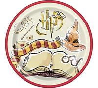 Unique Party 23935EU - Assiettes en Carton - 23 cm - Fête à thème Harry Potter - Paquet de 8