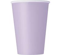 Unique Party - 31350 - Paquet de 10 Gobelets en Carton - 335 ml - Lavande