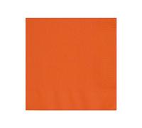Unique Party - 3222 - Serviettes en Papier - 16,5 cm - Orange