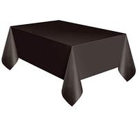 Unique Party - 5096 - Nappe en Plastique - 2,74 x 1,37 m - Noir