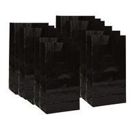 Unique Party - 59012 - Paquet de 12 Sacs Cadeaux - Papier - Noir