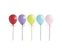 Unique Party 61785 - Mini Décorations de Gâteaux de Ballon - Assortiment de 5