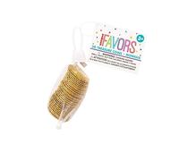 Unique Party - 74030 - Paquet de 30 Pièces de Trésor en Plastique Doré pour Pochettes - Cadeau