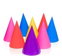 Unique Party 9091M - Chapeaux de Fête - Couleurs Assorties - Paquet de 8