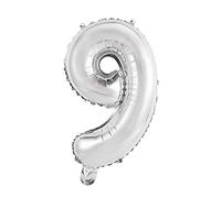 Unique Party- Numberjacks Ballon, 56749, Silver, Taille Unique