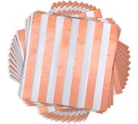 Unique Party- Serviettes de Table, 53272, Rose Gold