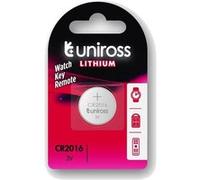 UNIROSS Pack de 1 Pile Lithium CR2016, 3V G