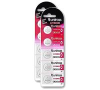 Uniross Pack de 2 x 5 Piles Lithium CR2025, 3V