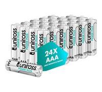 UNIROSS Pack de 24 Piles Alcalines AAA-LR03 Power Plus 1,5V G
