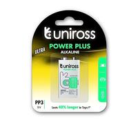 Uniross Pile Alcaline 6LR61 Power Plus 9V