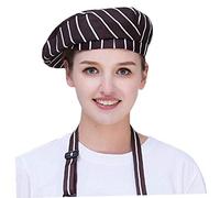 Unisexe Coton Beret Toque Respirant Cap Cuisine Workwear Cuisson Casquettes Chef de Accessoires pour Femmes Hommes