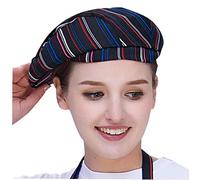 Unisexe Coton Beret Toque Respirant Cap Cuisine Workwear Cuisson Casquettes Chef de Accessoires pour Femmes Hommes