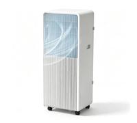 Unité AC portable 10 000 BTU, déshumidificateur et ventilateur 3 en 1 pour jusqu'à 500 m², fonctionnement silencieux avec télécommande et minuterie de 24 h, réfrigérant R290 efficace pour bureau à